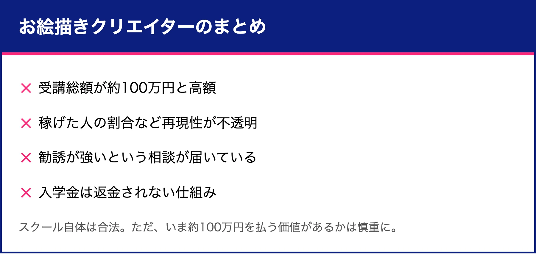 お絵描きクリエイターは怪しい？白兆章のスクールを検証