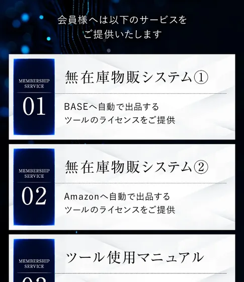 TREASURE BOX PROJECTとは、ボタンひとつ押すだけであなたの口座に利益が積み上がる新時代の収益システムだと紹介する画面